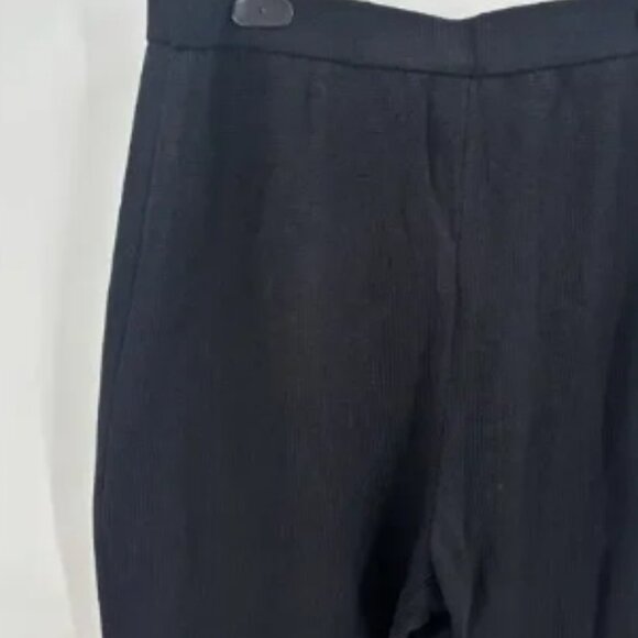 NWT St. John Vintage Pants Womens 14 Black Santana Knit $355 MSRP Wool Blend - Picture 4 of 16